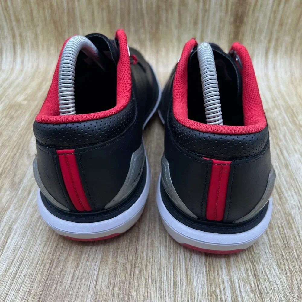 Nike Air Jordan ADG 5 Golf Shoes Men's Size 8.5 Black Fire Red FQ6642-001